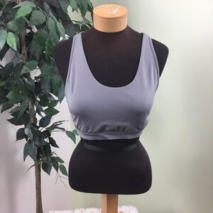 Tek Gear XL medium support gray sport bra